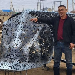 Азамат жасаған арт-мүсіндер