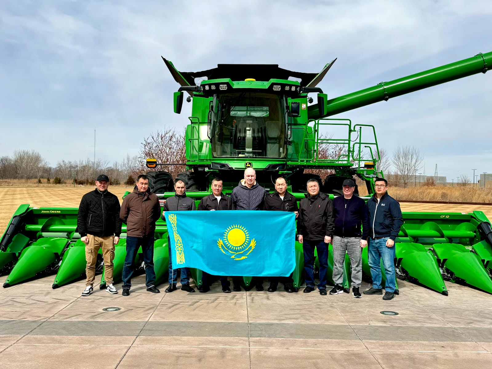 Қостанайда жасалған қуатты комбайн